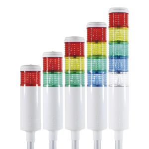 LED 점멸형 시그널 타워램프 AUT-LF [전원형], DC12V, DC24V, 무음